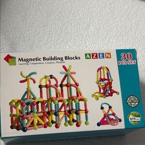Magnetic Building Blocks Set - Multicolor